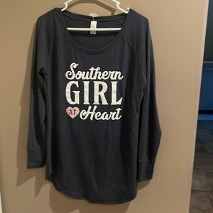 NWTO From Paula Dean’s Restaurant in Savana, GA. Long sleeve t shirt/tunic LARGE